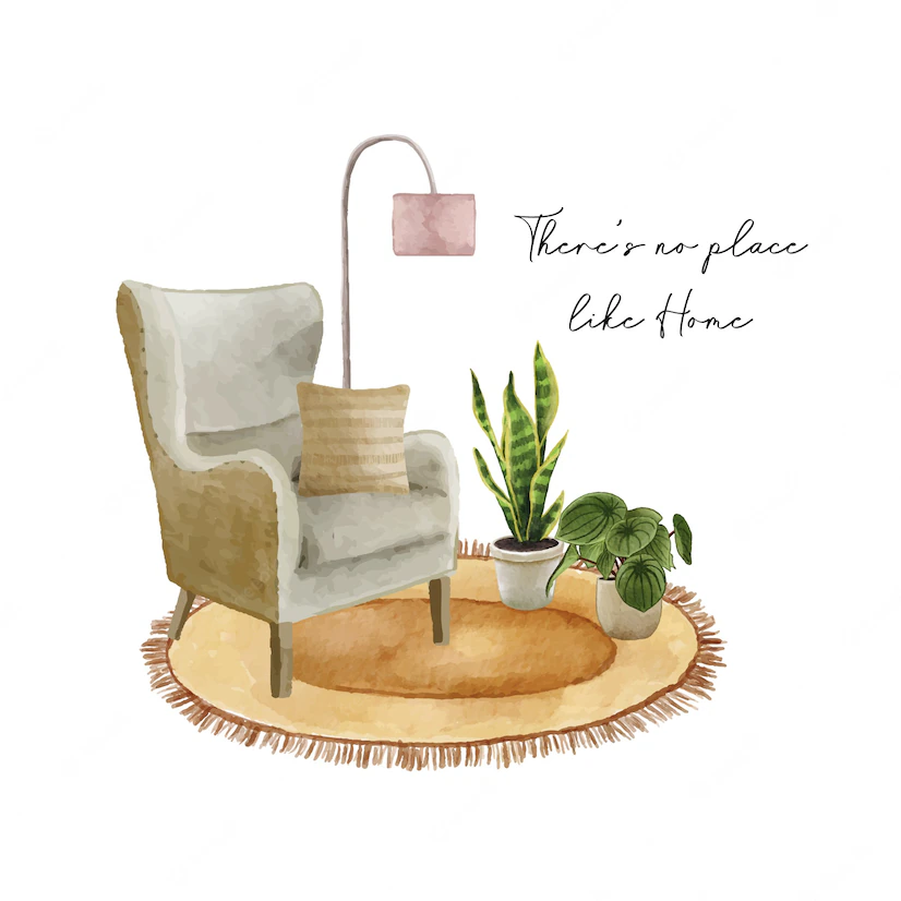 hand-drawn-cozy-room-with-quotes-template-illustration_286774-52 hand-drawn-cozy-room-with-quotes-template-illustration_286774-52